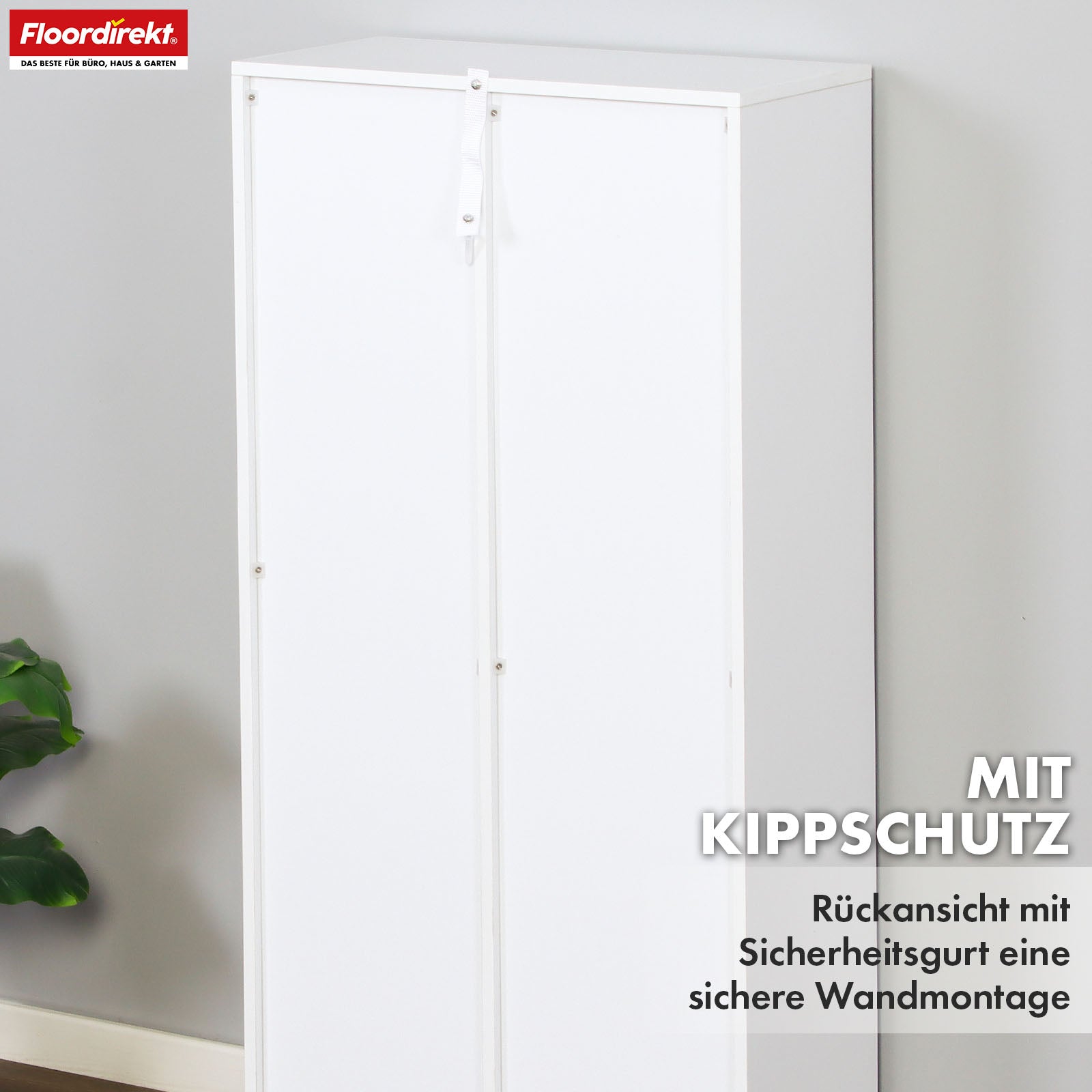 Bücherregal | Arkansas | Weißes MDF-Standregal mit 5–9 Fächern für Bücher und Wohnaccessoires