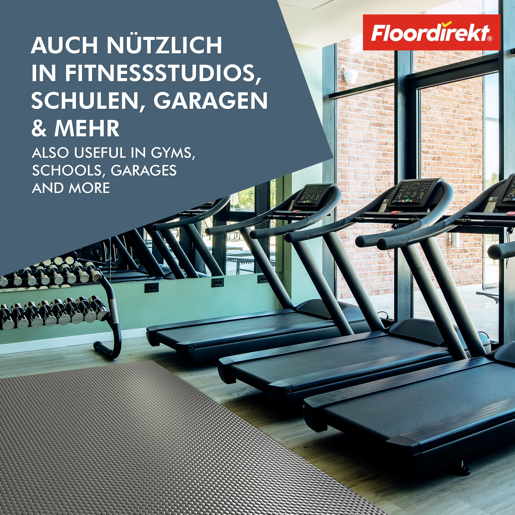PVC-Bodenbelag | Hexagon | Robuster 2 mm Vinylboden, pflegeleicht & rutschfest | In mehreren Farben erhältlich