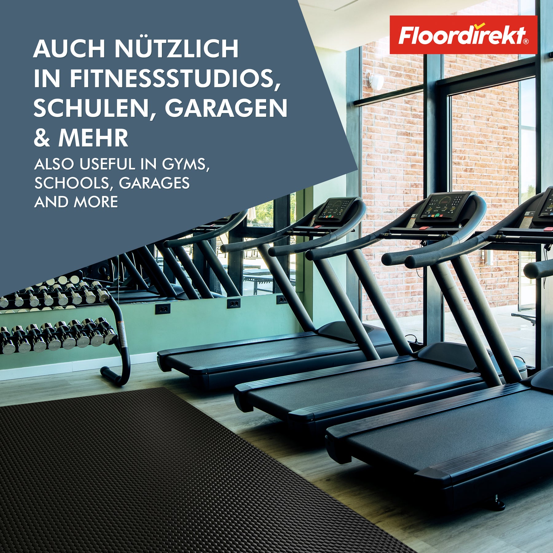 PVC-Bodenbelag | Hexagon | Robuster 2 mm Vinylboden, pflegeleicht & rutschfest | In mehreren Farben erhältlich