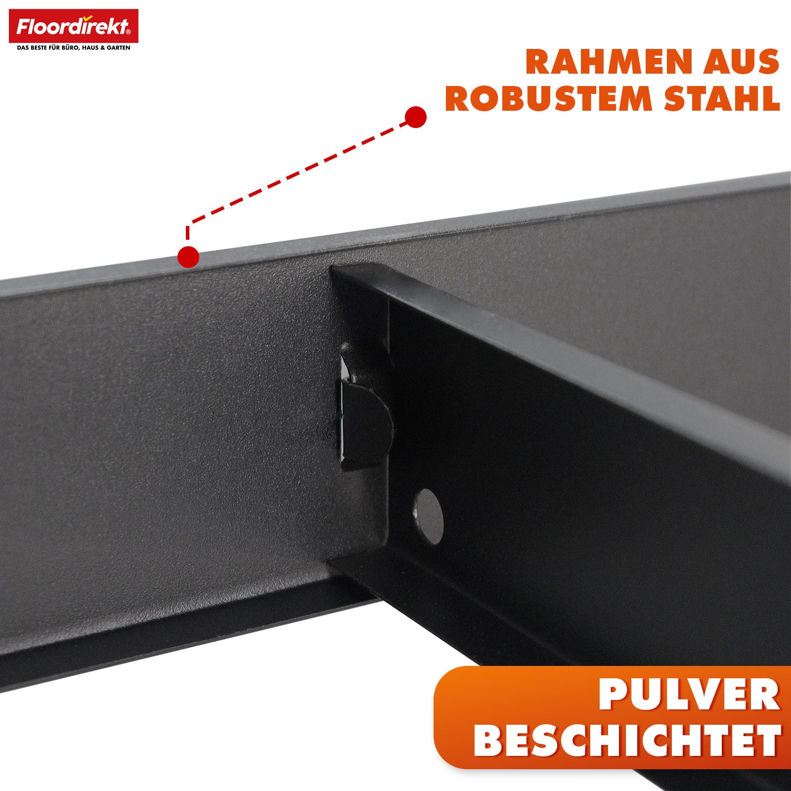 Schwerlastregal | Rhino | Lagerregal mit 5 Böden | 1050 kg Traglast | innovatives Stecksystem | In verschiedenen Farben & Größen