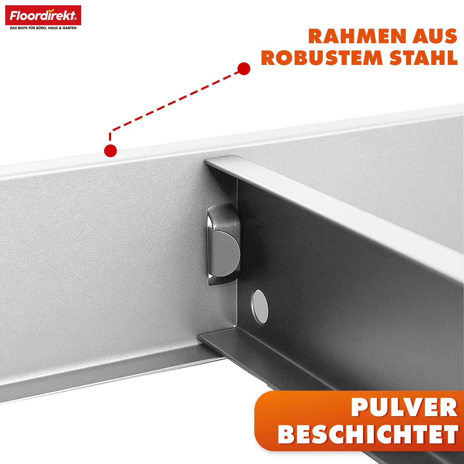 Schwerlastregal | Rhino | Lagerregal mit 5 Böden | 1050 kg Traglast | innovatives Stecksystem | In verschiedenen Farben & Größen