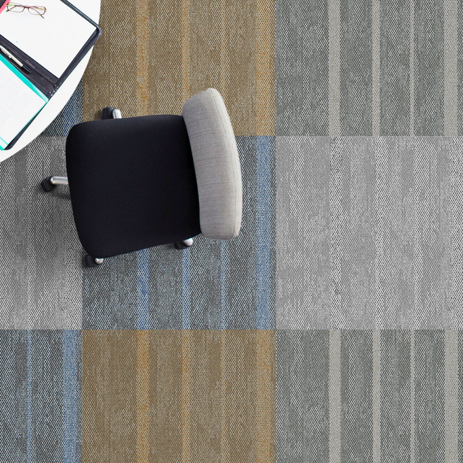 Teppichfliesen | Zürich | 50 x 50 cm | Ideal für Büro & Wohnräume | Hochwertige Designfliesen in 4 Farben