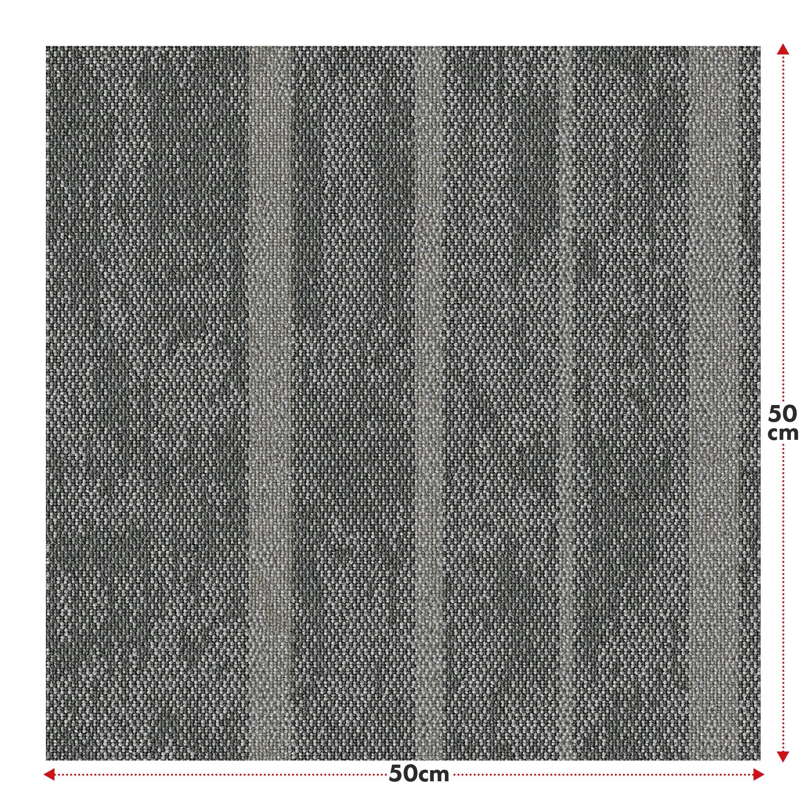 Teppichfliesen | Zürich | 50 x 50 cm | Ideal für Büro & Wohnräume | Hochwertige Designfliesen in 4 Farben