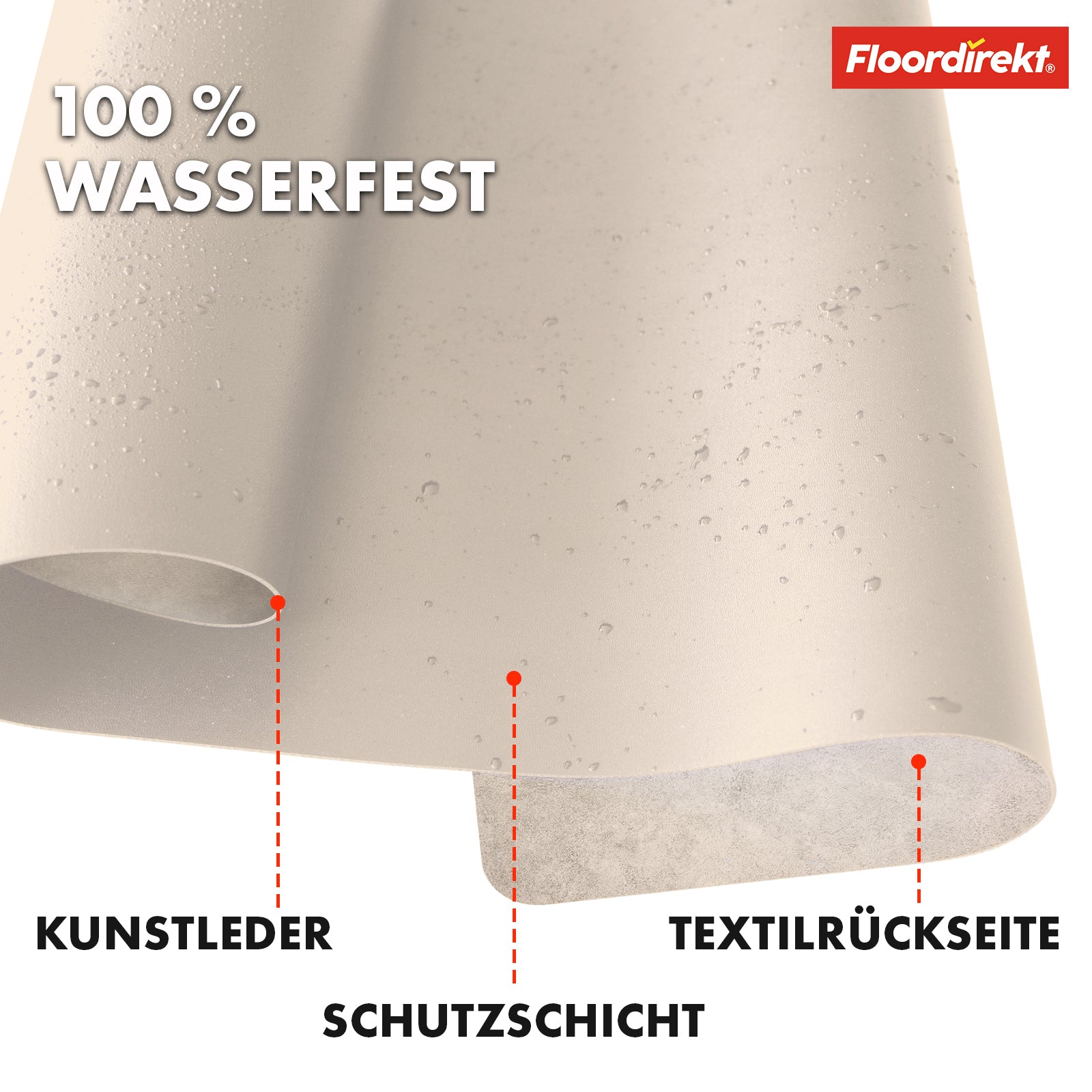 Schreibtischunterlage | Nero | Pflegeleichtes, weiches Kunstleder | Verfügbar in zahlreichen Farben und Größen