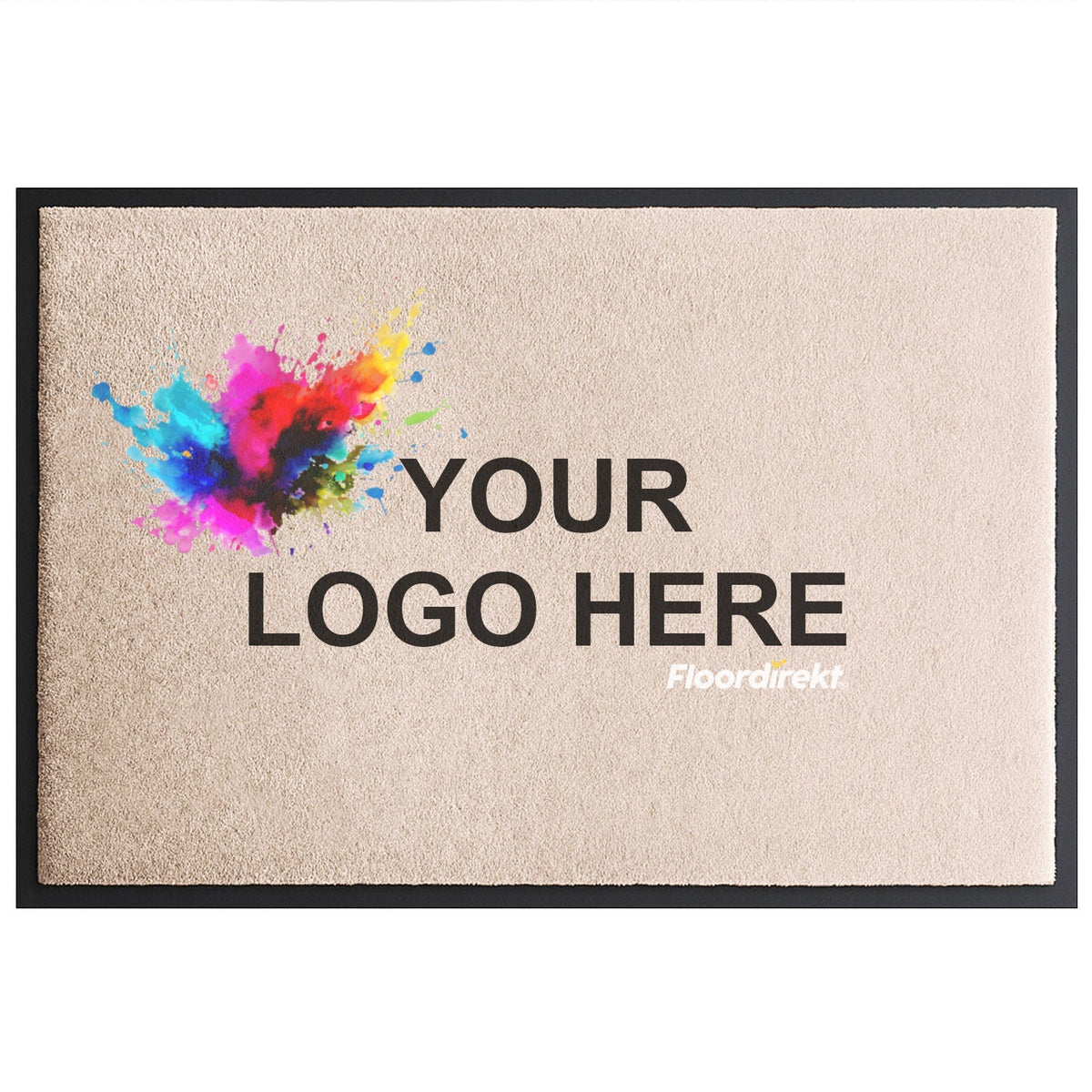 ✂ Logomatte nach Maß - Individuelle Schmutzfangmatte mit Logo