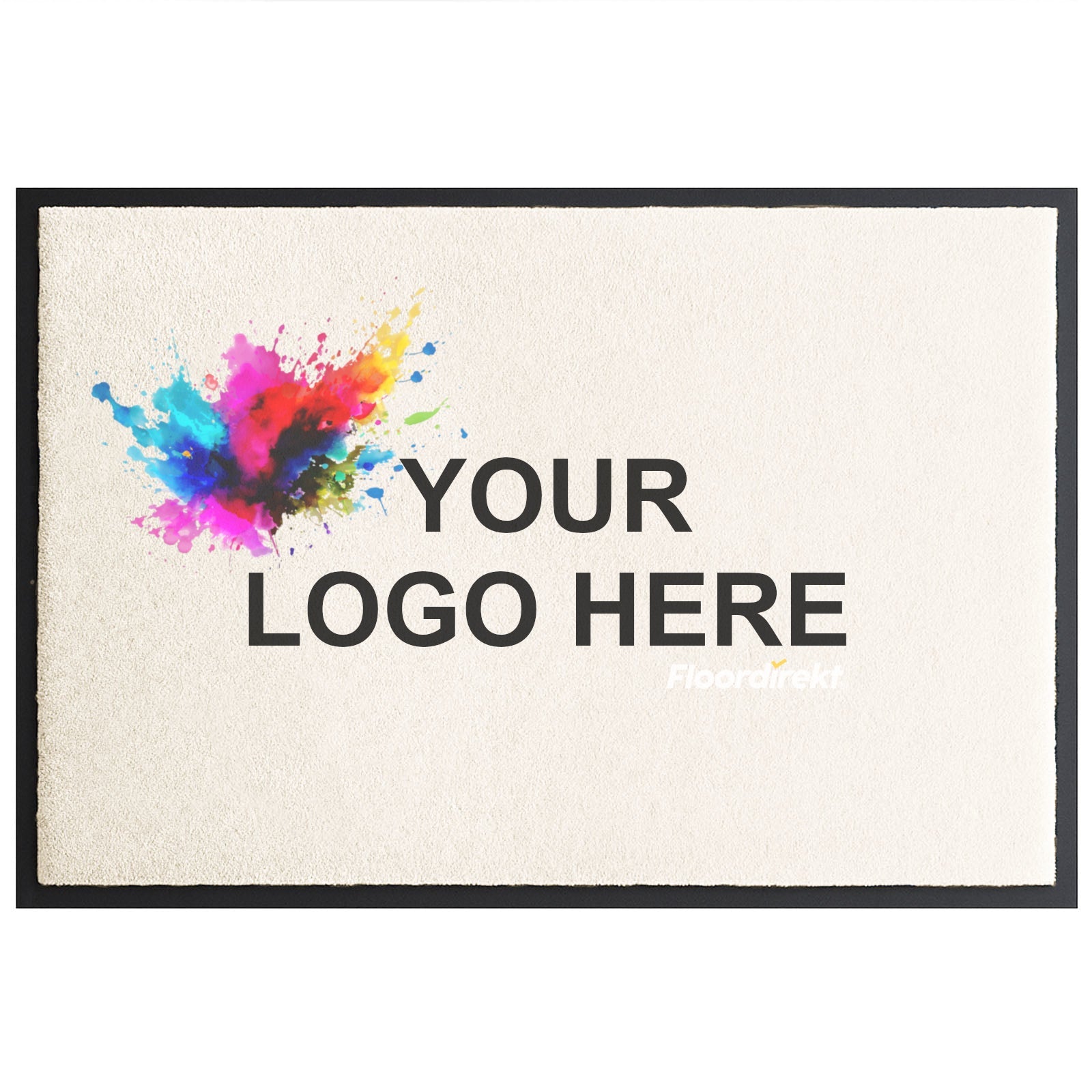 ✂ Logomatte nach Maß - Individuelle Schmutzfangmatte mit Logo