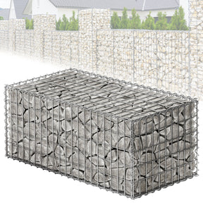 Gabionenkorb | Lenox | Verzinkter Stahlkorb für dekorativen Sichtschutz und Gartenprojekte