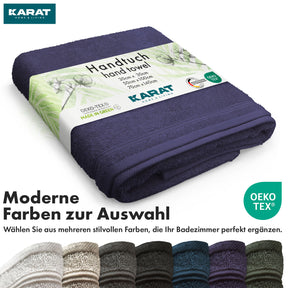Handtuch-Set Bay | 8-teiliges Set Handtücher aus 100% Baumwolle | 2 x Badetuch, 2 x Handtuch und 4 x Seiftuch