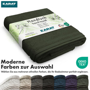 Handtuch-Set Bay | 8-teiliges Set Handtücher aus 100% Baumwolle | 2 x Badetuch, 2 x Handtuch und 4 x Seiftuch
