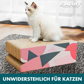 Kratzpappe für Katzen | Kratzmöbel aus Qualitäts-Pappe | Kratzbrett in drei Ausführungen