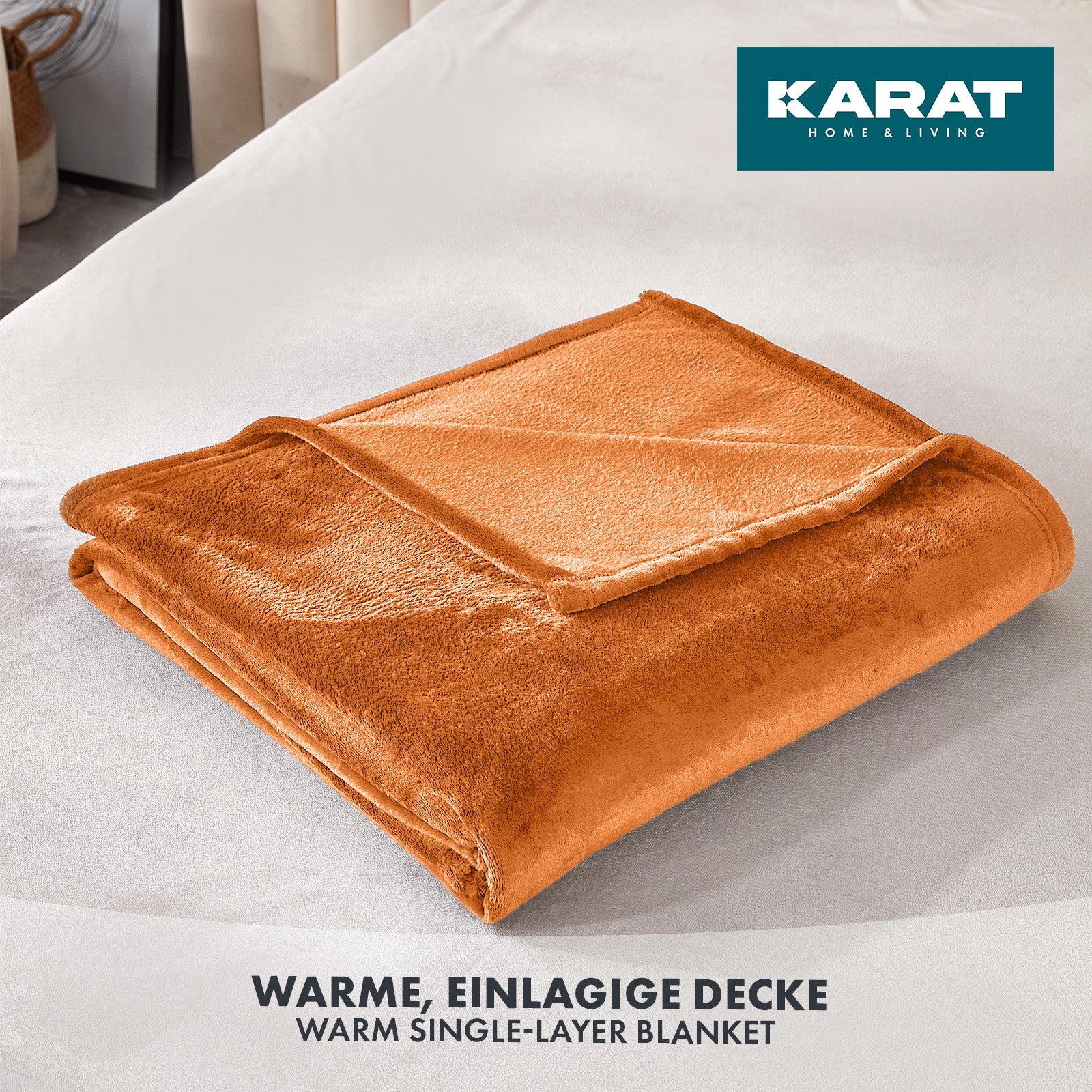 Kuscheldecke Grace | Wohndecke | Aus flauschigem Flanell