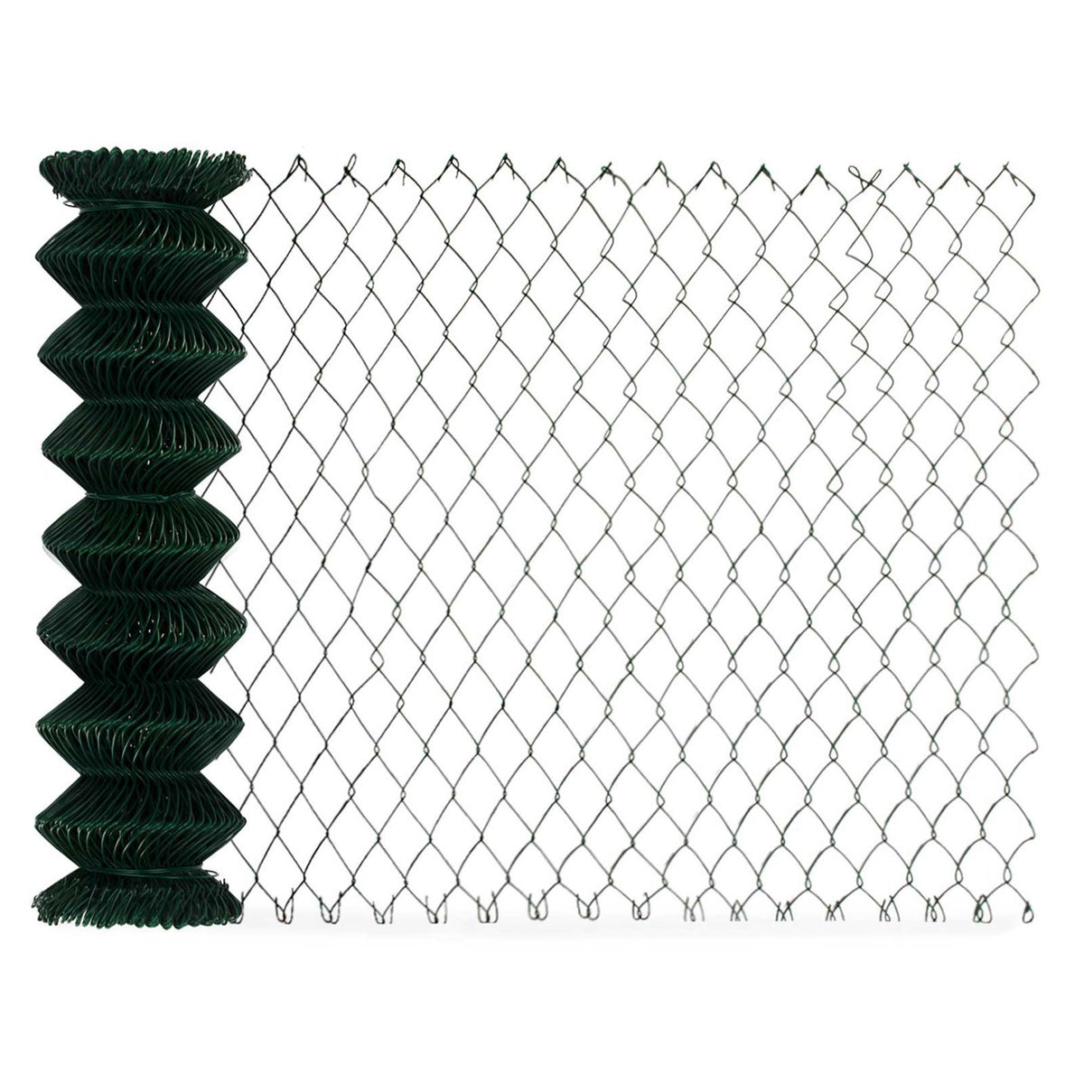 PVC-beschichteter Maschendrahtzaun Schwarz – 61 X 15 M, 16 GA, Geschweißt Für Garten & Gehege