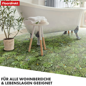 3D CV-Belag | Eldorado | Tropisches Tier- und Pflanzenmuster für stilvolle Räume