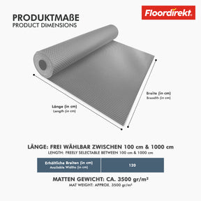 PVC-Bodenbelag | Hexagon | Robuster 2 mm Vinylboden, pflegeleicht & rutschfest | In mehreren Farben erhältlich
