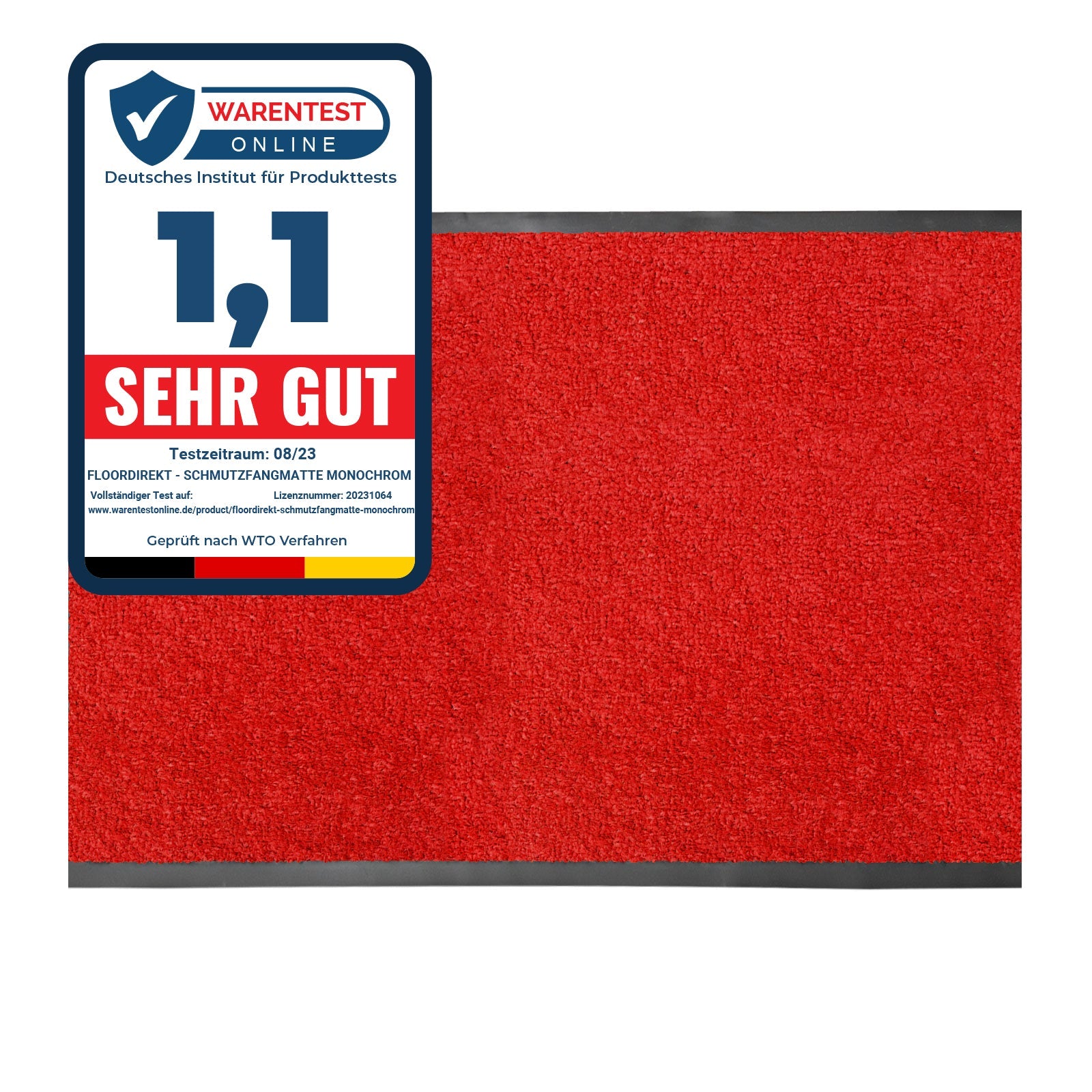 ✂ Schmutzfangmatte Monochrom | Farbbrillant | Türmatte Für Innen & Aussen