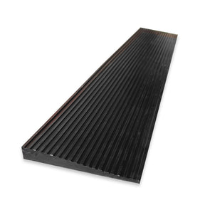 Schwellenrampe | Denali | Rutschfeste Rollstuhlrampe für barrierefreien Zugang | 90 x 15 x 2 cm