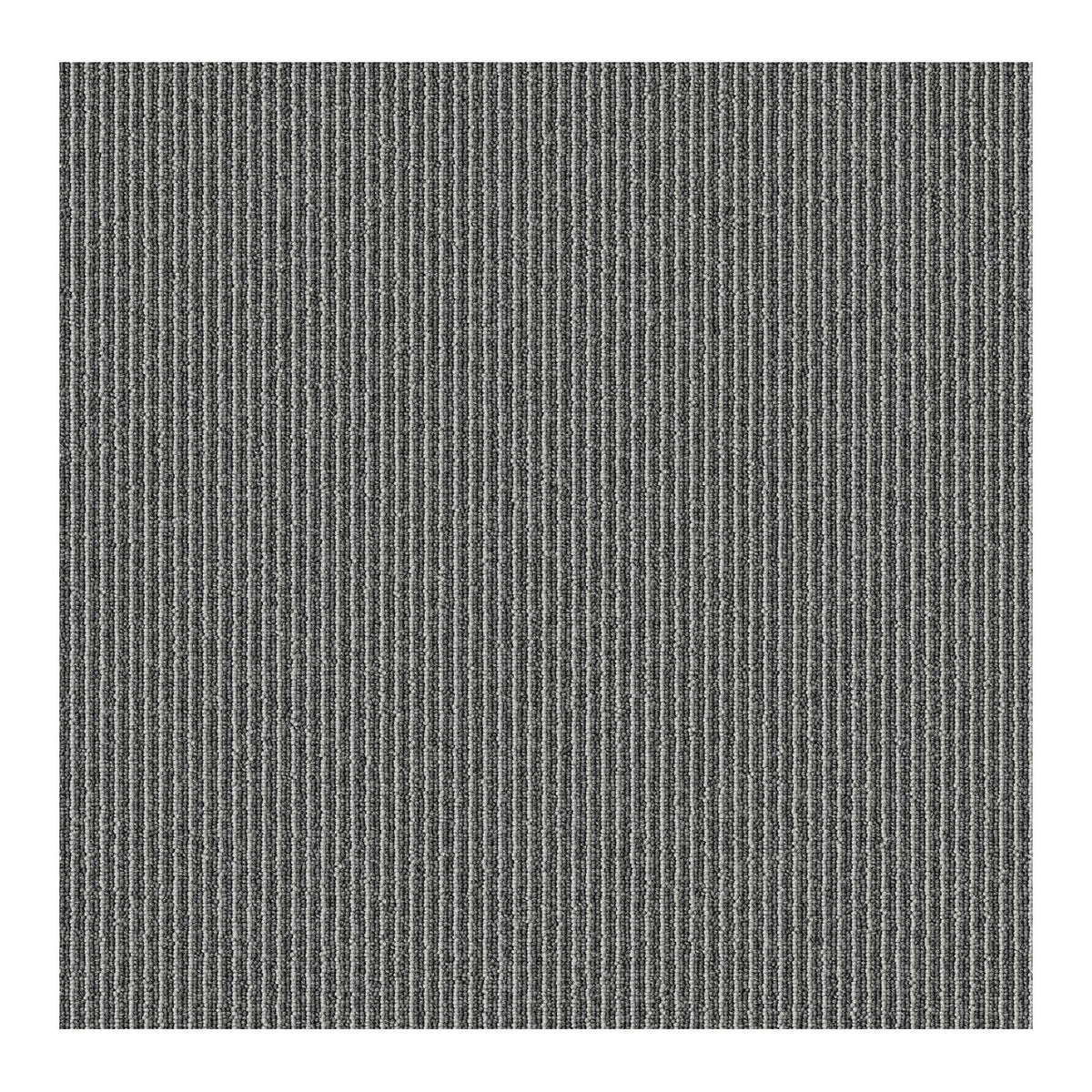 Teppichfliesen | Bern | 50 x 50 cm | Selbstliegend mit Streifendesign | In Anthrazit, Grau & Beige für Gewerbe und Privathaushalte