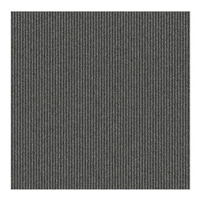 Teppichfliesen | Bern | 50 x 50 cm | Selbstliegend mit Streifendesign | In Anthrazit, Grau & Beige für Gewerbe und Privathaushalte