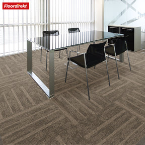 Teppichfliesen | Zürich | 50 x 50 cm | Ideal für Büro & Wohnräume | Hochwertige Designfliesen in 4 Farben