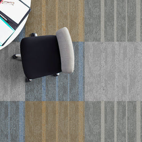 Teppichfliesen | Zürich | 50 x 50 cm | Ideal für Büro & Wohnräume | Hochwertige Designfliesen in 4 Farben