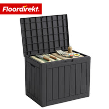 Gartenbox in Holz-Optik | Wetterfeste Kissenbox für Terrasse & Balkon | 118L / 270L / 300L