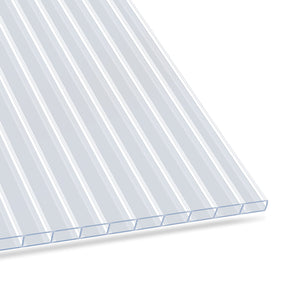 Doppelstegplatte | 60,5 x 121 cm | Polycarbonat | Für Gewächshaus & Überdachung