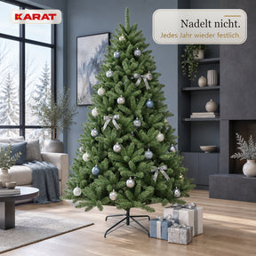 Künstlicher Weihnachtsbaum | Evergreen | Dichte Fichtenoptik mit Metallständer | 150–240 cm