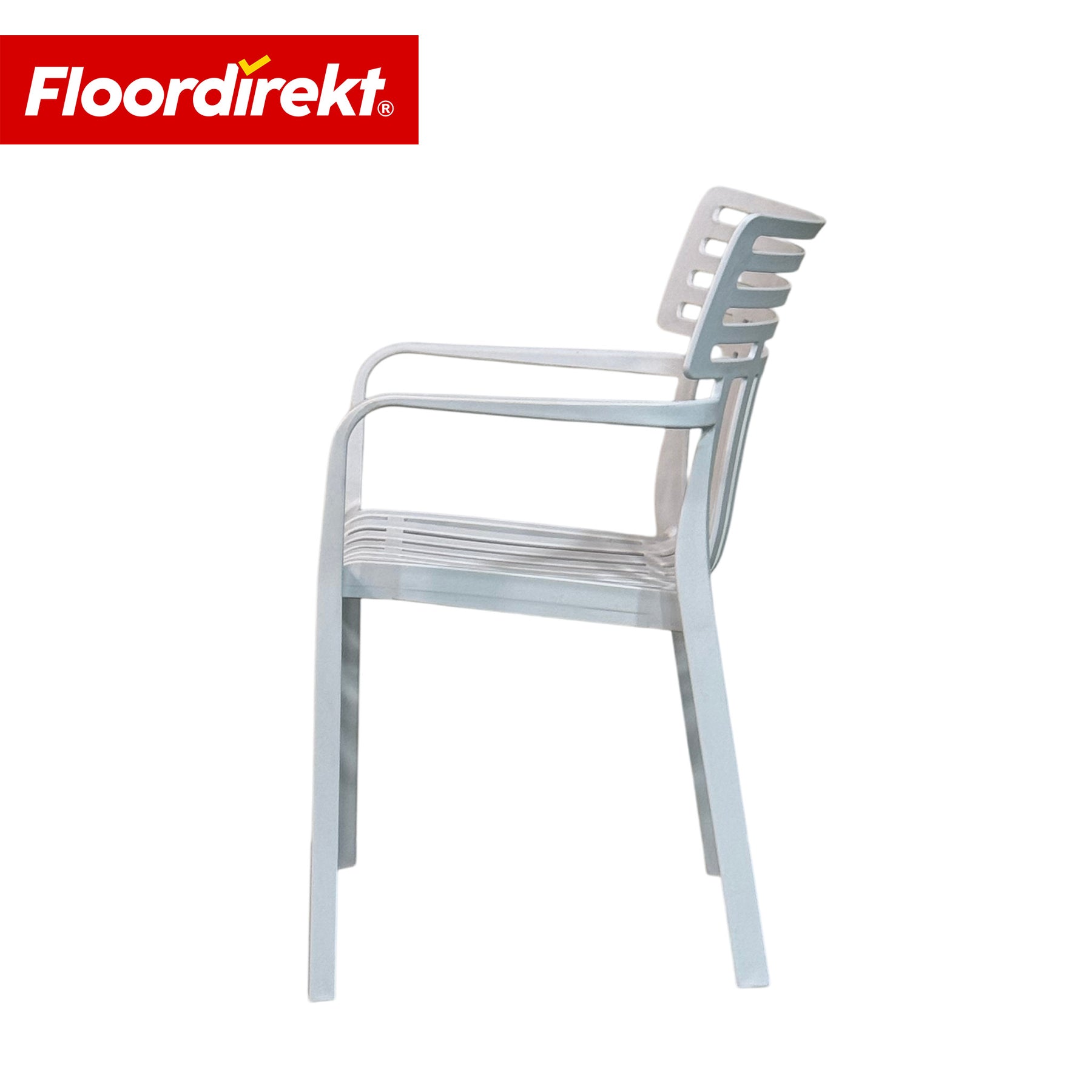 Gartenstuhl | Terrano | Stapelbarer Designstuhl wetterfest & UV-beständig für Garten, Balkon & Terrasse
