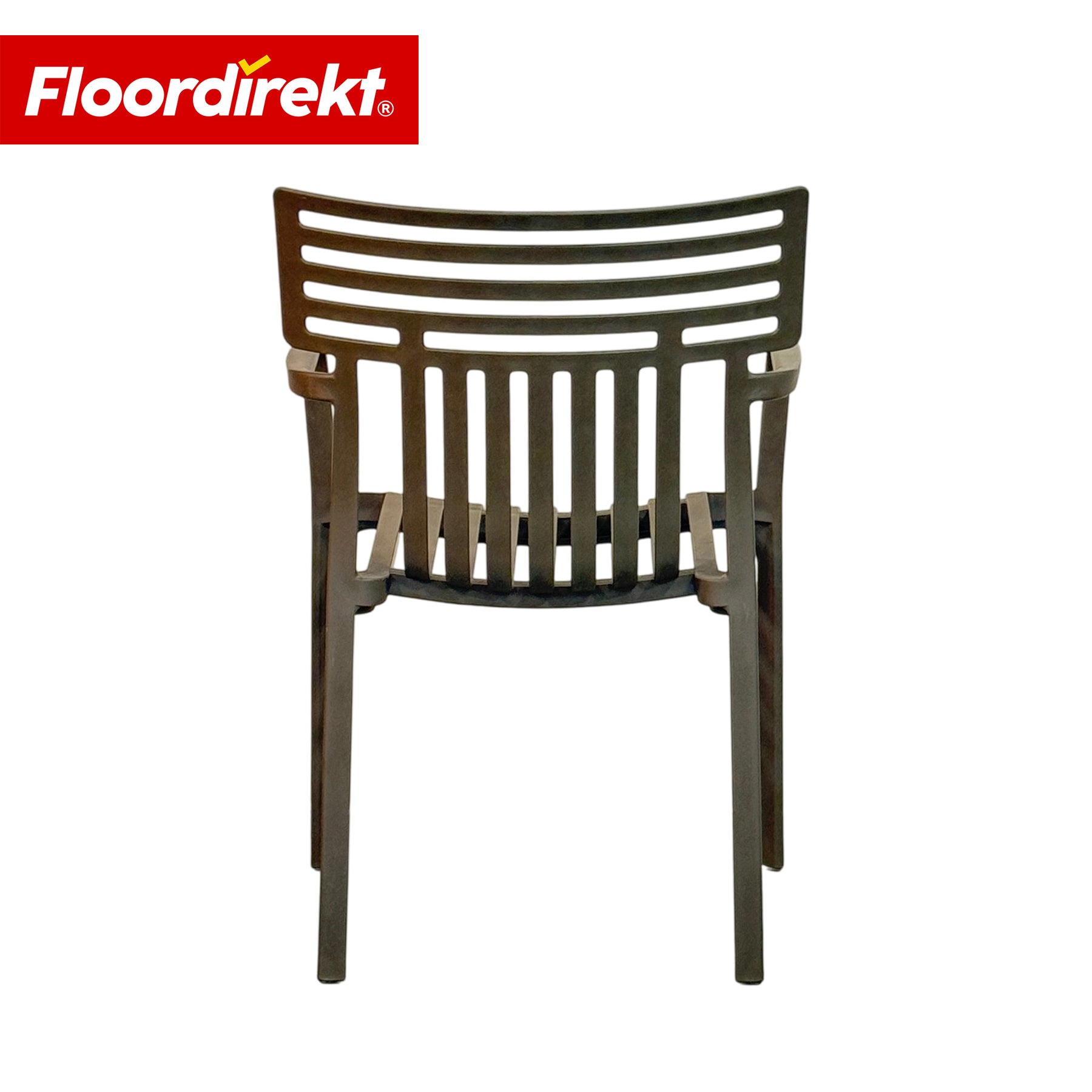 Gartenstuhl | Terrano | Stapelbarer Designstuhl wetterfest & UV-beständig für Garten, Balkon & Terrasse