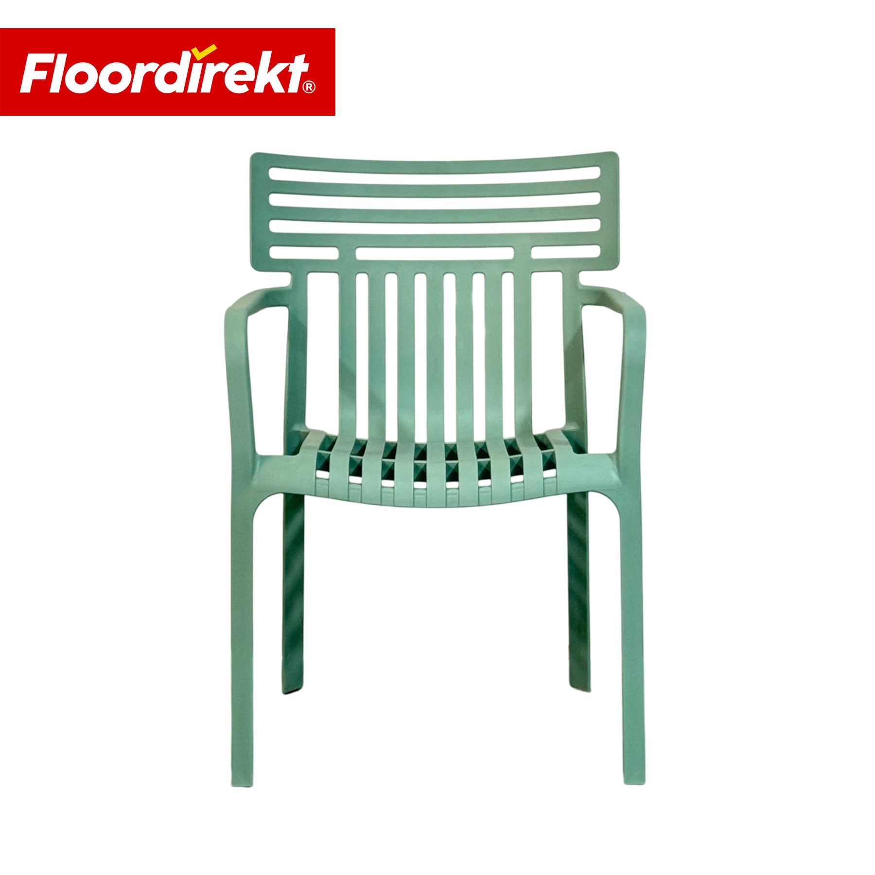 Gartenstuhl | Terrano | Stapelbarer Designstuhl wetterfest & UV-beständig für Garten, Balkon & Terrasse