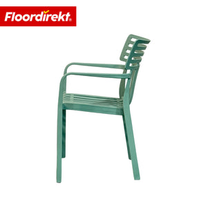 Gartenstuhl | Terrano | Stapelbarer Designstuhl wetterfest & UV-beständig für Garten, Balkon & Terrasse