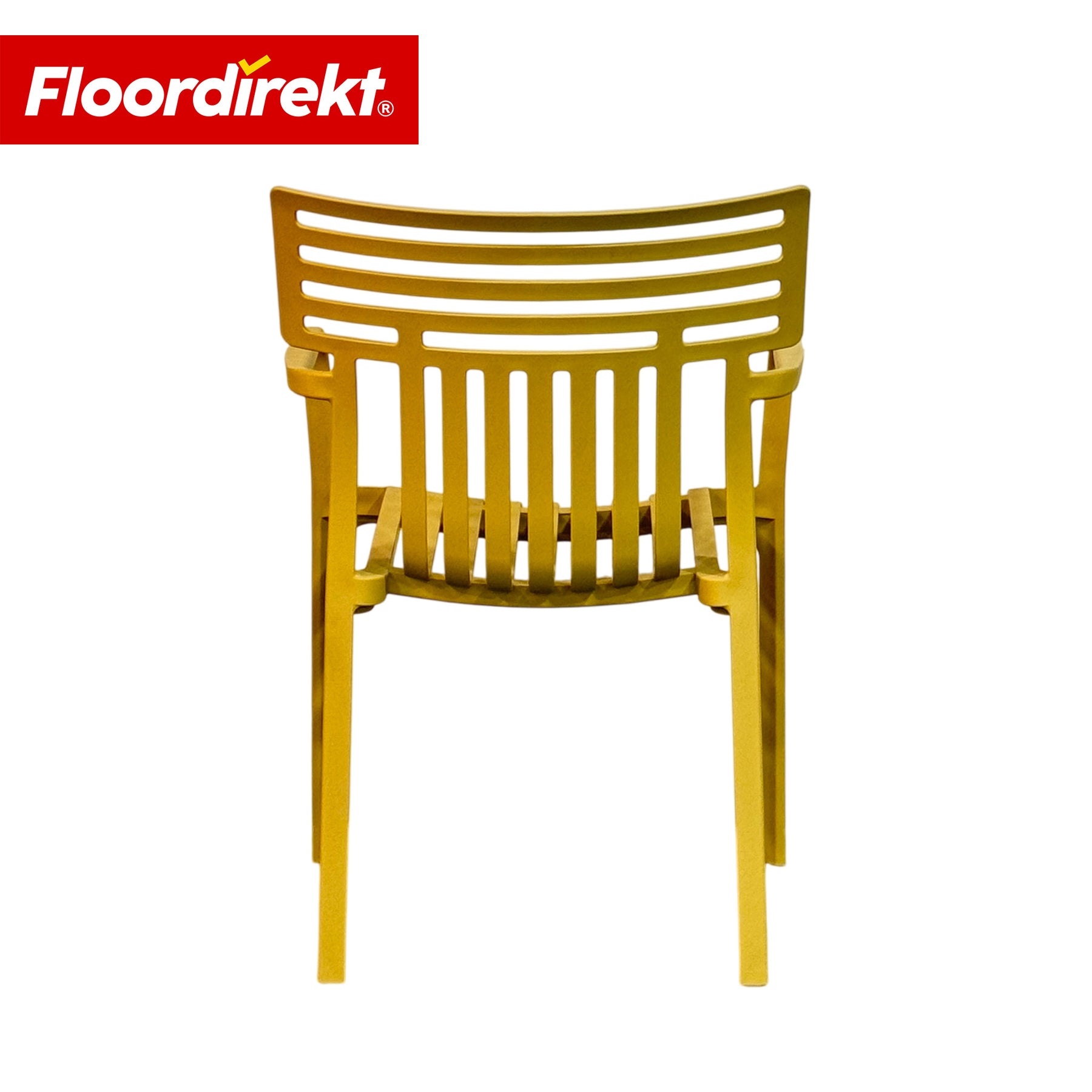 Gartenstuhl | Terrano | Stapelbarer Designstuhl wetterfest & UV-beständig für Garten, Balkon & Terrasse