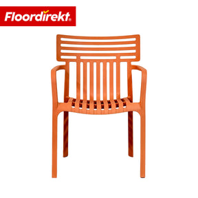 Gartenstuhl | Terrano | Stapelbarer Designstuhl wetterfest & UV-beständig für Garten, Balkon & Terrasse