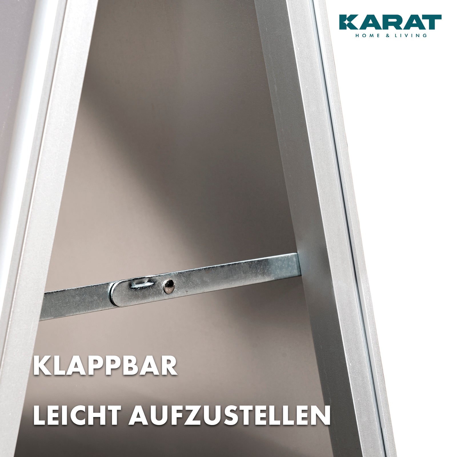 Kundenstopper | DIN A1 & A2 | Doppelseitiger Gehwegaufsteller, Werbeaufsteller aus Aluminium