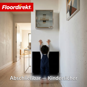 Medizinschrank | Allen | Abschließbarer Arzneischrank aus Edelstahl oder weiß pulverbeschichtet | Medikamentenschrank mit Glastür