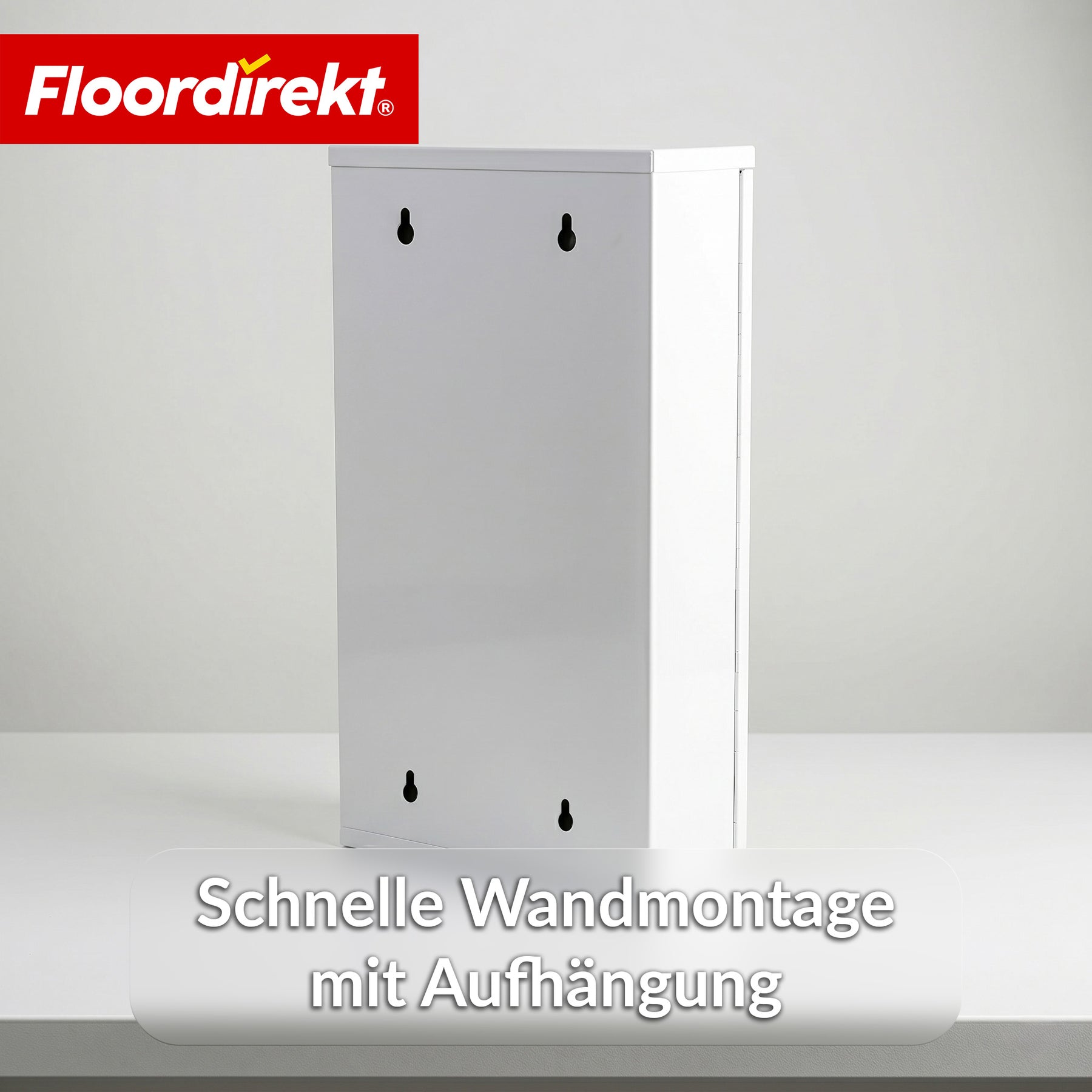 Medizinschrank | Allen | Abschließbarer Arzneischrank aus Edelstahl oder weiß pulverbeschichtet | Medikamentenschrank mit Glastür