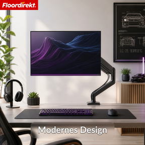 F6_Schwarz - Einarm für 1 Monitor