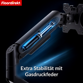 F2_Schwarz - Einarm für 1 Monitor