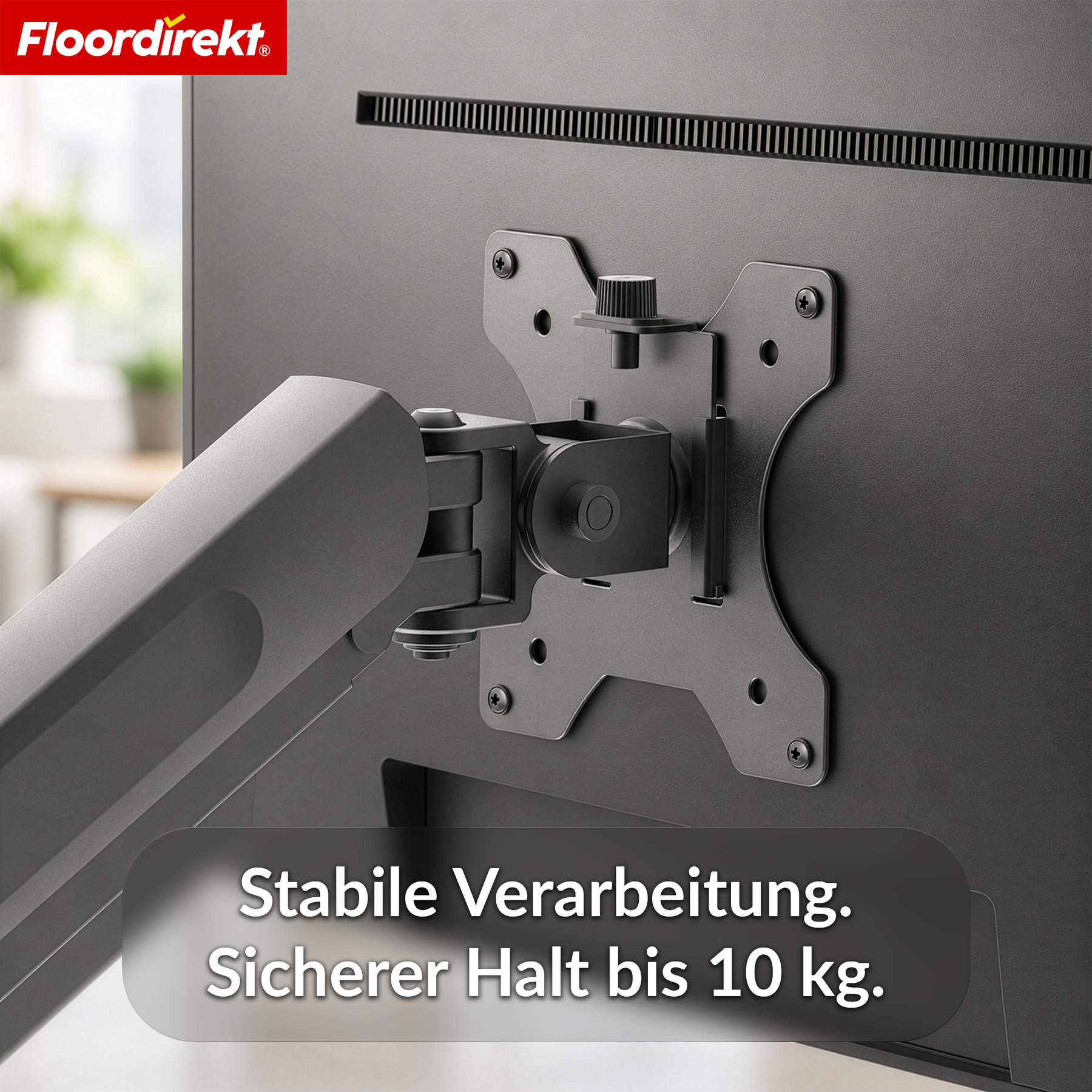 A3_Schwarz - Einarm für 1 Monitor