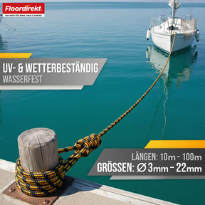 Polypropylen Seil | K2 | Reißfestes, UV-beständiges & schwimmfähiges Allzweckseil | In vielen Farben, Stärken & Längen