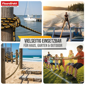 Polypropylen Seil | K2 | Reißfestes, UV-beständiges & schwimmfähiges Allzweckseil | In vielen Farben, Stärken & Längen
