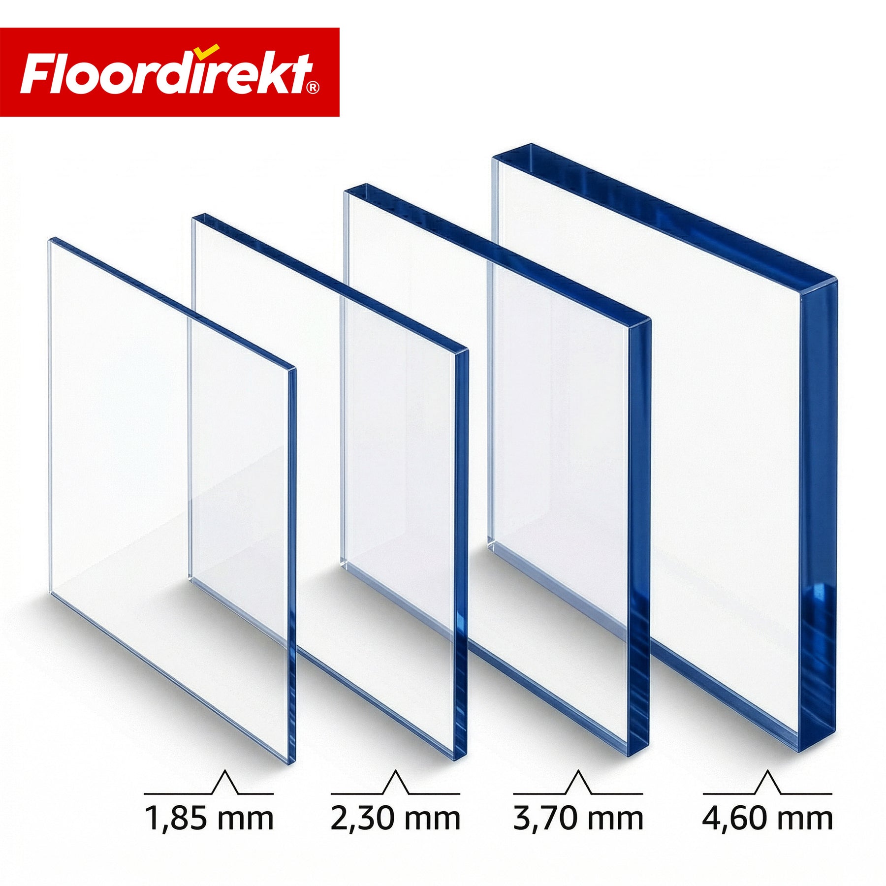 Kunststoffplatten | Transparent | Polystyrolplatten in verschiedenen Größen & Stärken