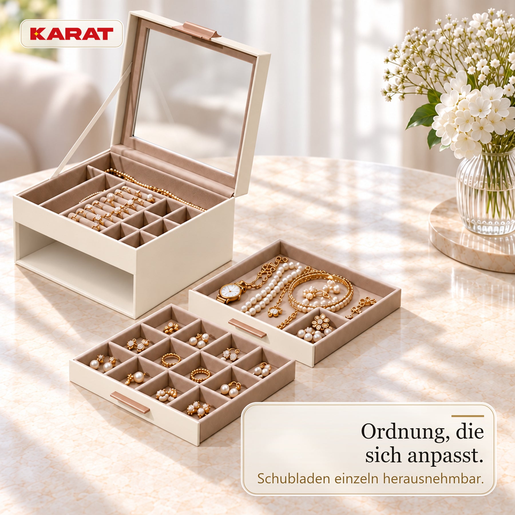 A1_Cremeweiß - 3 Ebenen