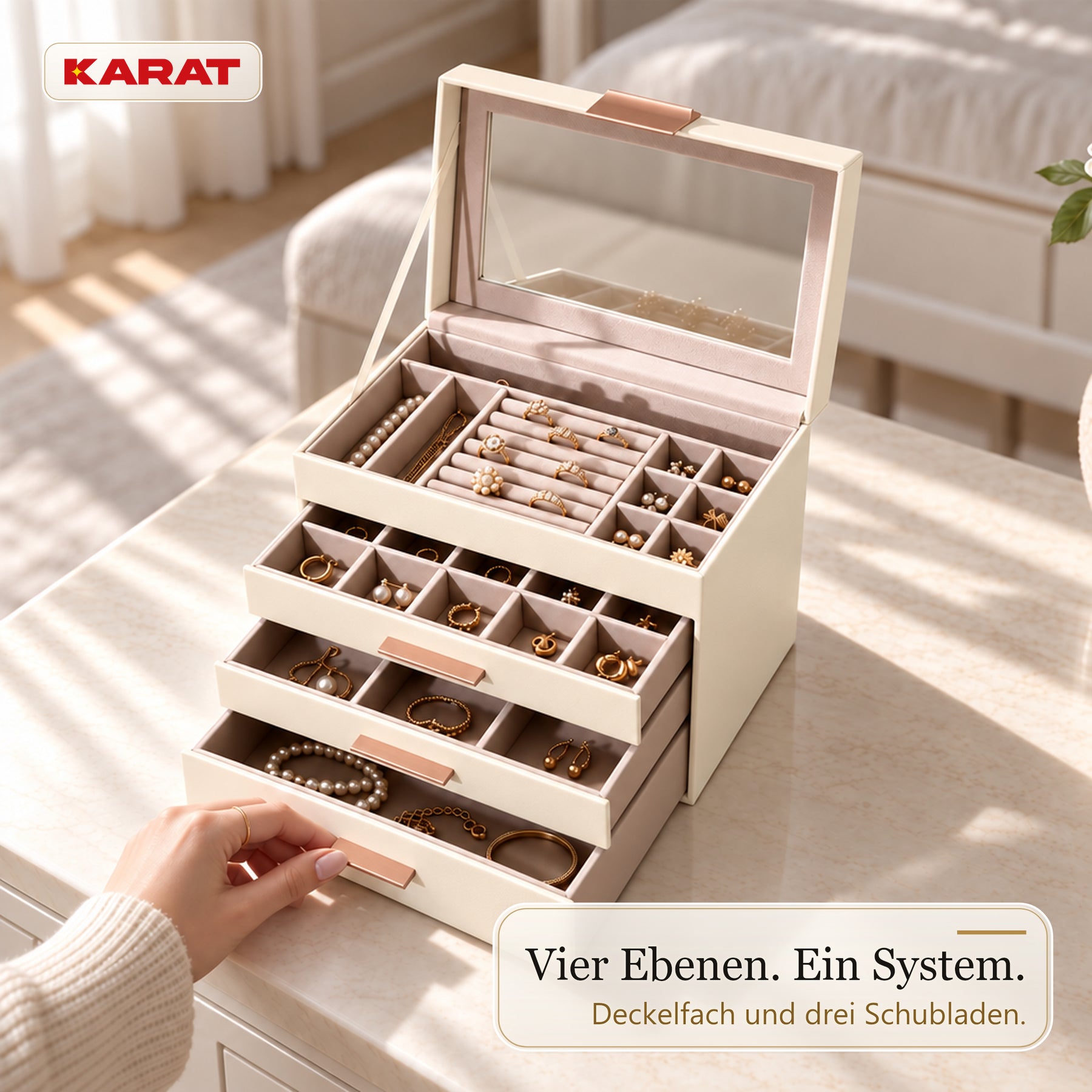F3_Cremeweiß - 4 Ebenen