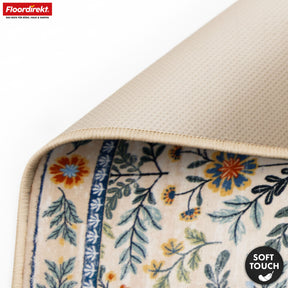 Wohnteppich | Orientalis | Klassischer Teppich mit orientalischem Blumenmuster | Rutschfest, strapazierfähig & pflegeleicht | In verschiedenen Größen